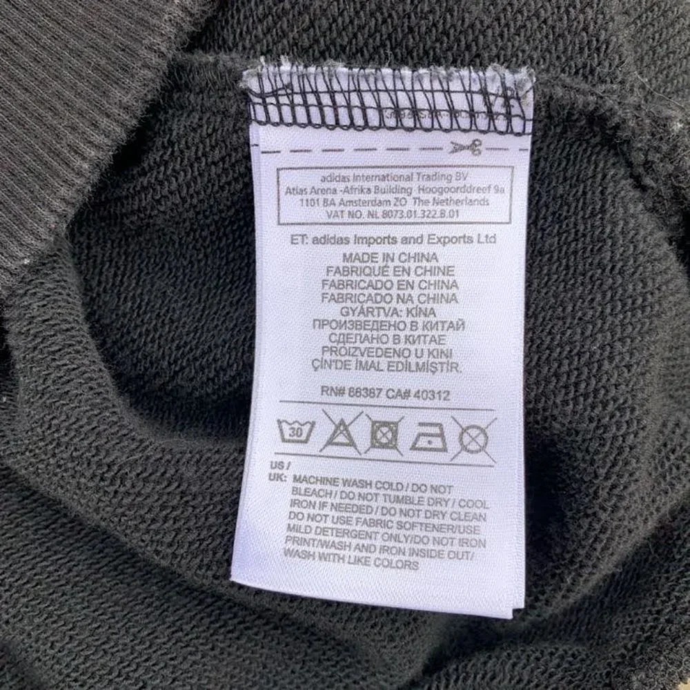 3 FOR $25 ADIDAS CROP TOP HOODIE WITH STRINGS MEDIUM - Picture 4 of 5